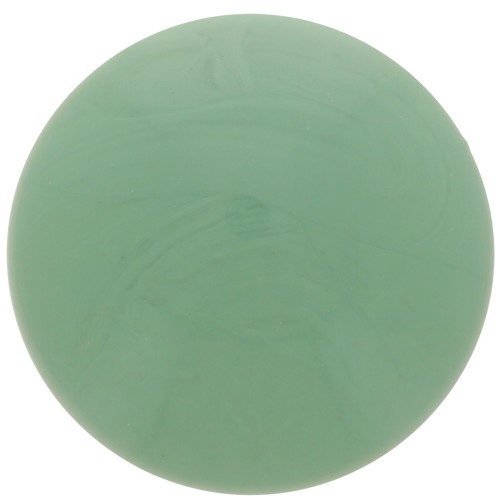 Cabochon rond en acrylique opaque 14 mm - Sauge x1