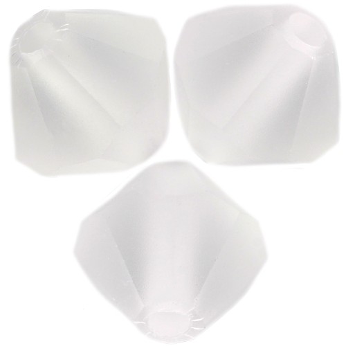 Perles toupies Preciosa - Rondelle Bead 5 mm - Crystal Matt x12