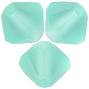 Perles toupies Preciosa - Rondelle Bead 5 mm - Caribbean Sea Matt x12