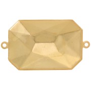 Serti intercalaire à coller pour cabochon PureCrystal 4627 27x18.5 mm - Doré x1|raw }}