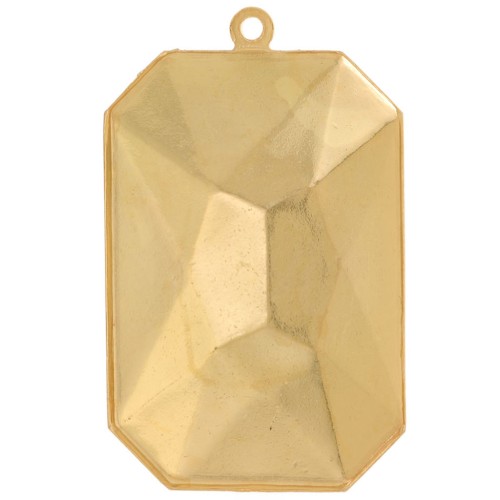 Serti pendentif à coller pour cabochon PureCrystal 4627 27x18.5 mm - Doré x1