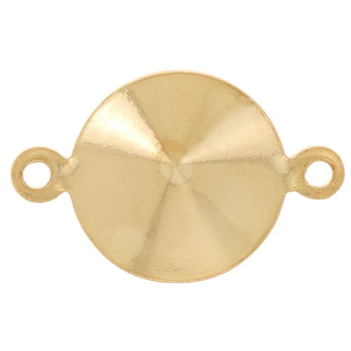 Serti intercalaire à coller pour cabochon PureCrystal Rivoli 1122 10 mm - Doré x1