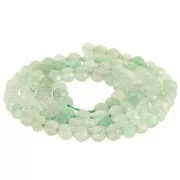 Perles rondes facettées 4 mm pierre gemme - Aventurine x38cm