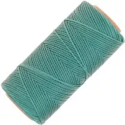 Bobine de fil ciré Linhasita pour macramé 1.4 mm - Green Turquoise (224) x167m