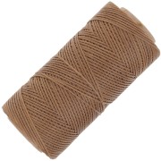 Bobine de fil ciré Linhasita pour macramé 1.4 mm - Old Gold (604) x167m