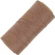 Bobine de fil ciré Linhasita pour macramé 1.4 mm - Sable (214) x167m