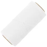 Bobine de fil ciré Linhasita pour macramé 1.4 mm - Blanc (BCO ALV) x167m