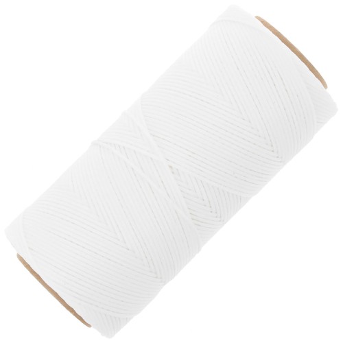 Bobine de fil ciré Linhasita pour macramé 1.4 mm - Blanc (BCO ALV) x167m