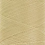 Bobine de fil ciré Linhasita pour micro macramé 0.75 mm - Chamois (315) x228m