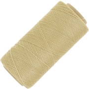 Bobine de fil ciré Linhasita pour micro macramé 0.5 mm - Chamois (315) x335m