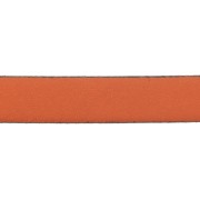Lacet cuir 10 mm Orange x30cm