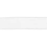 Lacet cuir 10 mm Blanc x30cm