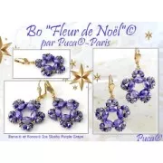 Perles en verre Baros® par Puca® 6x5 mm - Frost Tangerine Mat x10g