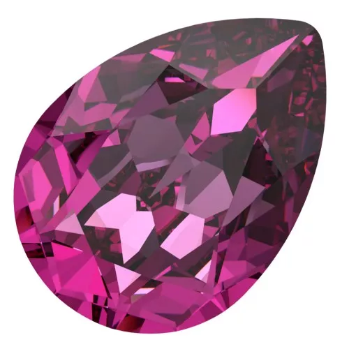Cabochon PureCrystal 4320 14x10 mm - Dark Rose x1