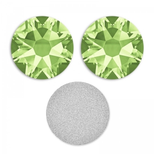 Strass à coller en cristal PureCrystal 4 mm Peridot x36