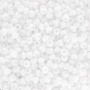 Preciosa Perles rocailles 9/0 2.5 mm - Blanc opaque x250g