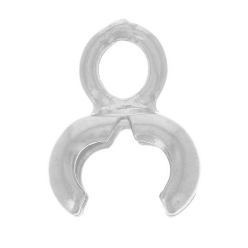 Embout pour chaîne maille boule 2 mm et 3 mm - Argent 925 x1