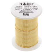 Fil de cuivre semi-dur 0.64 mm - Doré anti-ternissement x18.3m|raw }}
