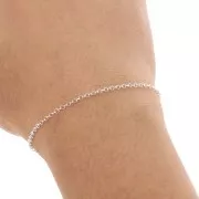 Chaîne maille jaseron 1,8 mm en Argent 925 x1m