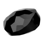 Perle ronde plate -  8 mm - Thin Round PureCrystal 5034  - Jet x1