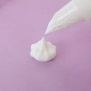 Set de décoration effet chantilly Blanc x60g