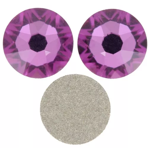 Strass à coller en cristal PureCrystal 5 mm - Dark Rose x36