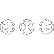 Perle ronde PureCrystal 5000 8 mm - Dark Rose x1