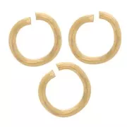 Anneaux ouverts 3.5x0.6 mm - Acier inoxydable 304L Doré x100