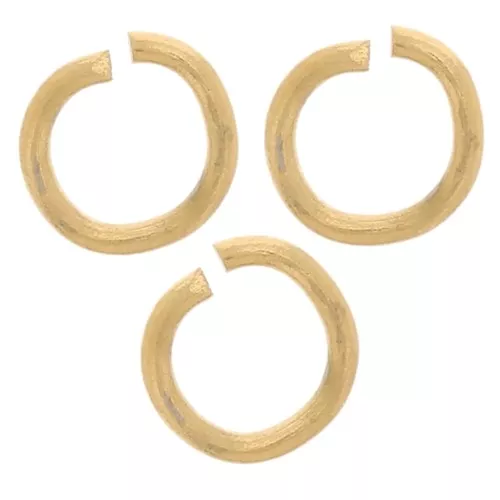 Anneaux ouverts 4x0.6 mm - Acier inoxydable 304L Doré x100