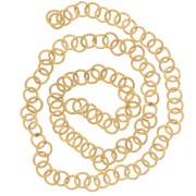 Anneaux ouverts 4x0.6 mm - Acier inoxydable 304L Doré x100