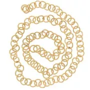 Anneaux ouverts 4x0.6 mm - Acier inoxydable 304L Doré x100