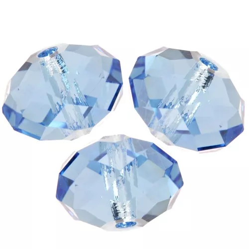 Perle ronde aplatie PureCrystal 5040 6 mm - Reinvented Cool Blue  x1