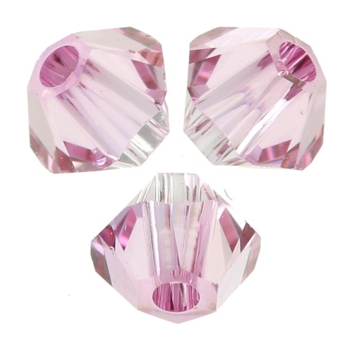 Toupies en cristal PureCrystal 5328 3 mm - Dark Rose x50
