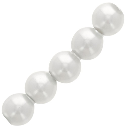 Perles nacrées PureCrystal 5810 4 mm - Crystal Moonlight Pearl x20