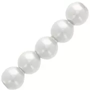 Perles nacrées PureCrystal 5810 8 mm - Crystal Moonlight Pearl x5