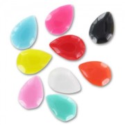 Assortiment de cabochons poires 17,5x12 mm Multicolore x20|raw }}