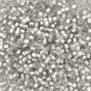 Miyuki Delica 11/0 DB1211 - Silver Lined Gray Mist - paquet de 100g