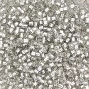 Miyuki Delica 11/0 DB1211 - Silver Lined Gray Mist - paquet de 100g