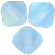 Perles toupies Preciosa - Rondelle Bead 5 mm - Aquamarine AB Matt x12