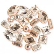 Assortiment de pierres à coudre Champagne x25