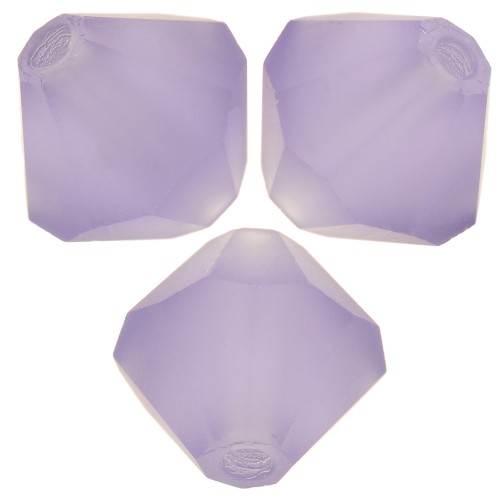 Perles toupies Preciosa - Rondelle Bead 6 mm - Tanzanite Matt x12