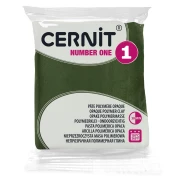 Pâte Cernit Number One Opaque - Vert Olive (n°645) x56gr
