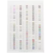 Nuancier Miyuki Delica 11/0 - Vol.1 et Vol.2 - Planches 1 à 7