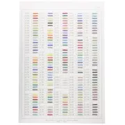 Nuancier Miyuki Delica 11/0 - Vol.1 et Vol.2 - Planches 1 à 7