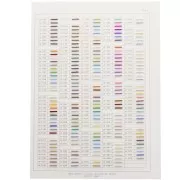 Nuancier Miyuki Delica 11/0 - Vol.1 et Vol.2 - Planches 1 à 7