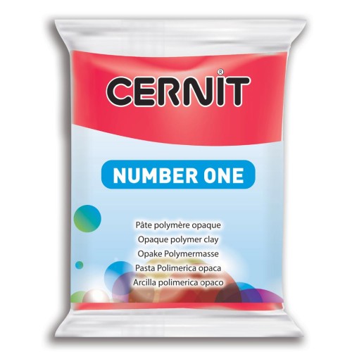 Pâte Cernit Number One Opaque 56gr Carmin (n°420)