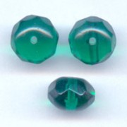 Emerald - Donuts 7x4 mm Emerald x25 Donuts 7x4 mm Emerald x25
