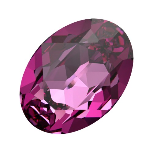 Cabochon PureCrystal 4120 8x6 mm - Dark rose x1