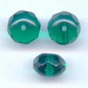 Donuts 9x6 mm Emerald x20