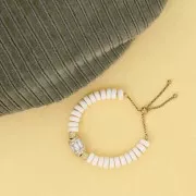 Fermoir chainette réglable maille Venitienne 80 mm - Acier inoxydable 304L x1